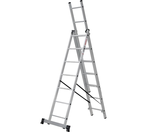 Изображение товара Трехсекционная лестница Новая Высота 3х7 ступеней 1230307
