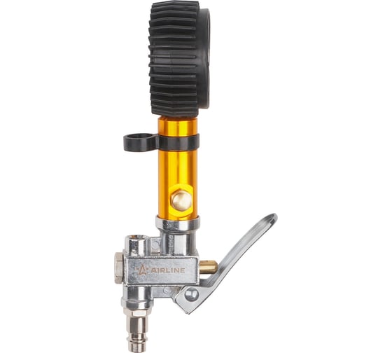 Изображение товара Пистолет для накачки шин Airline грузовой, с манометром 15 атм ATBU045