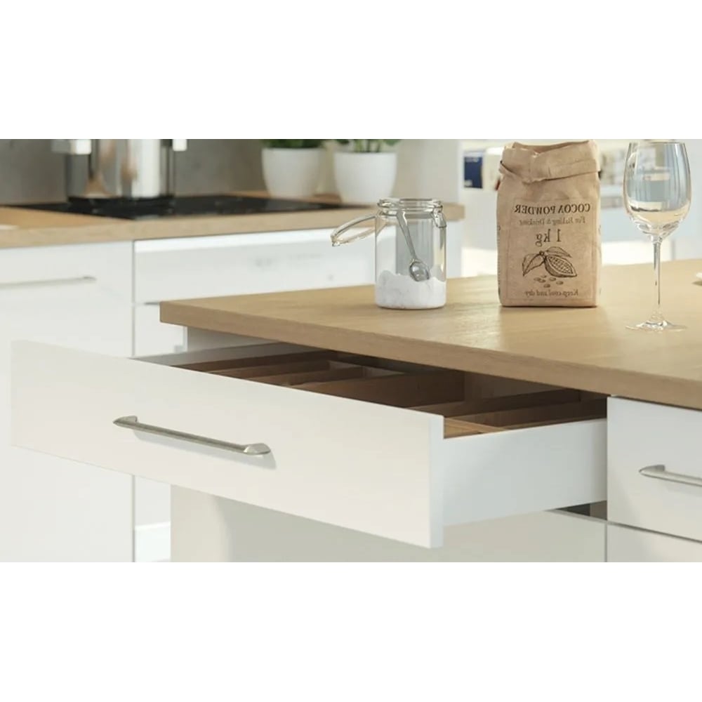 Изображение товара Ящик GTV AXIS PRO низкий 450мм, белый, со скрытым монтажем, доводчиком