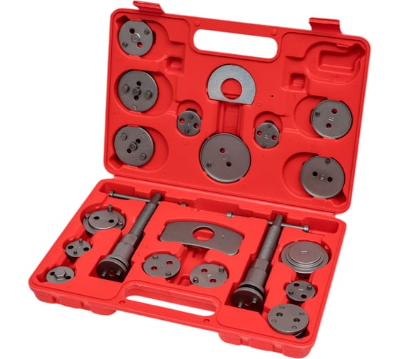 Изображение товара Набор инструмента для сведения тормозных цилиндров, 21 предмет ЭВРИКА ER-88110