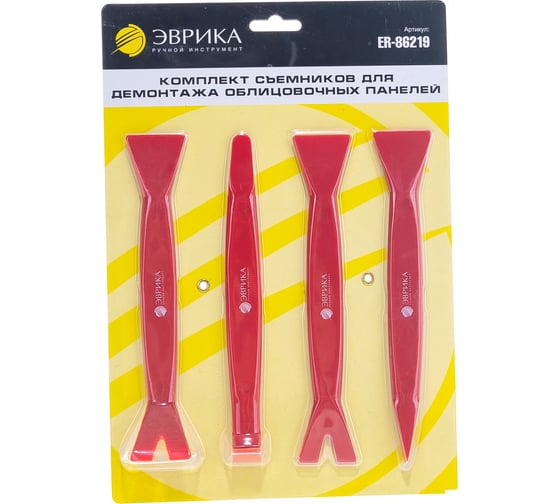 Изображение товара Набор съемников для демонтажа облицовочных панелей Эврика ER-86219 989071
