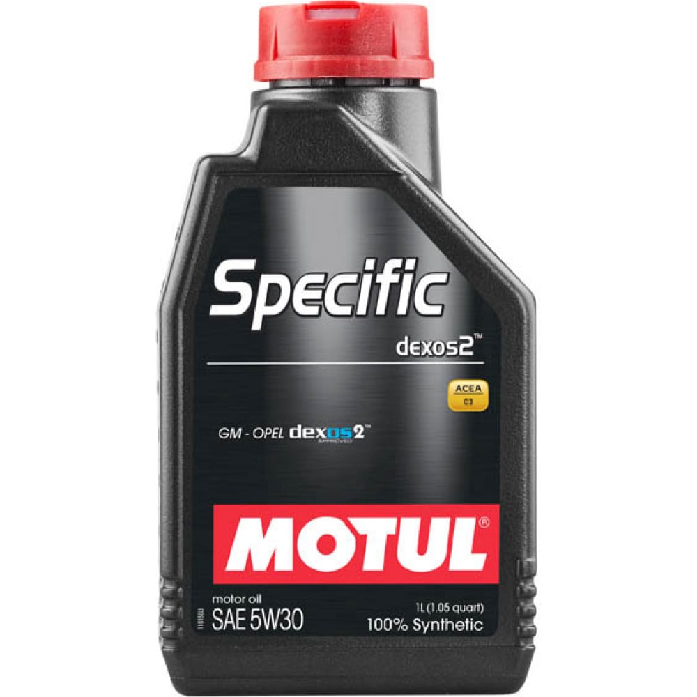 фото Синтетическое масло specific dexos2 sae 5w30 1л motul 102638