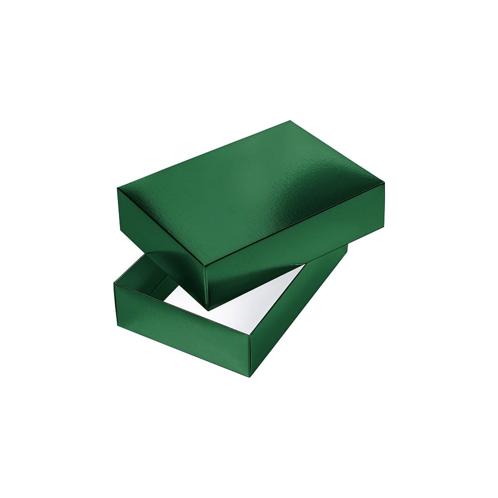 Изображение товара Сборная картонная коробка Hatber 250x180x65 мм зеленая 20 штук