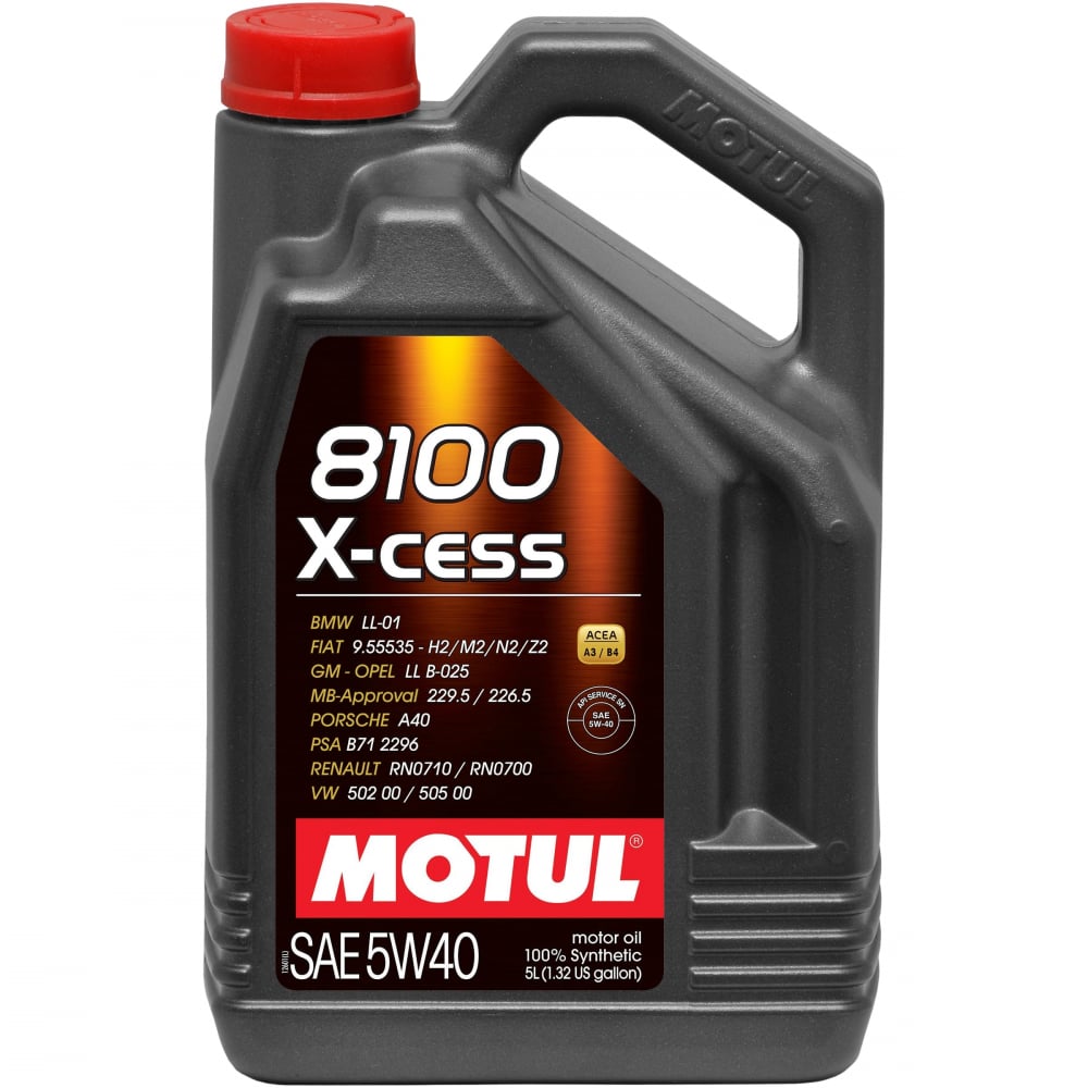 фото Синтетическое масло 8100 x-cess 5w40 5 л motul 102870