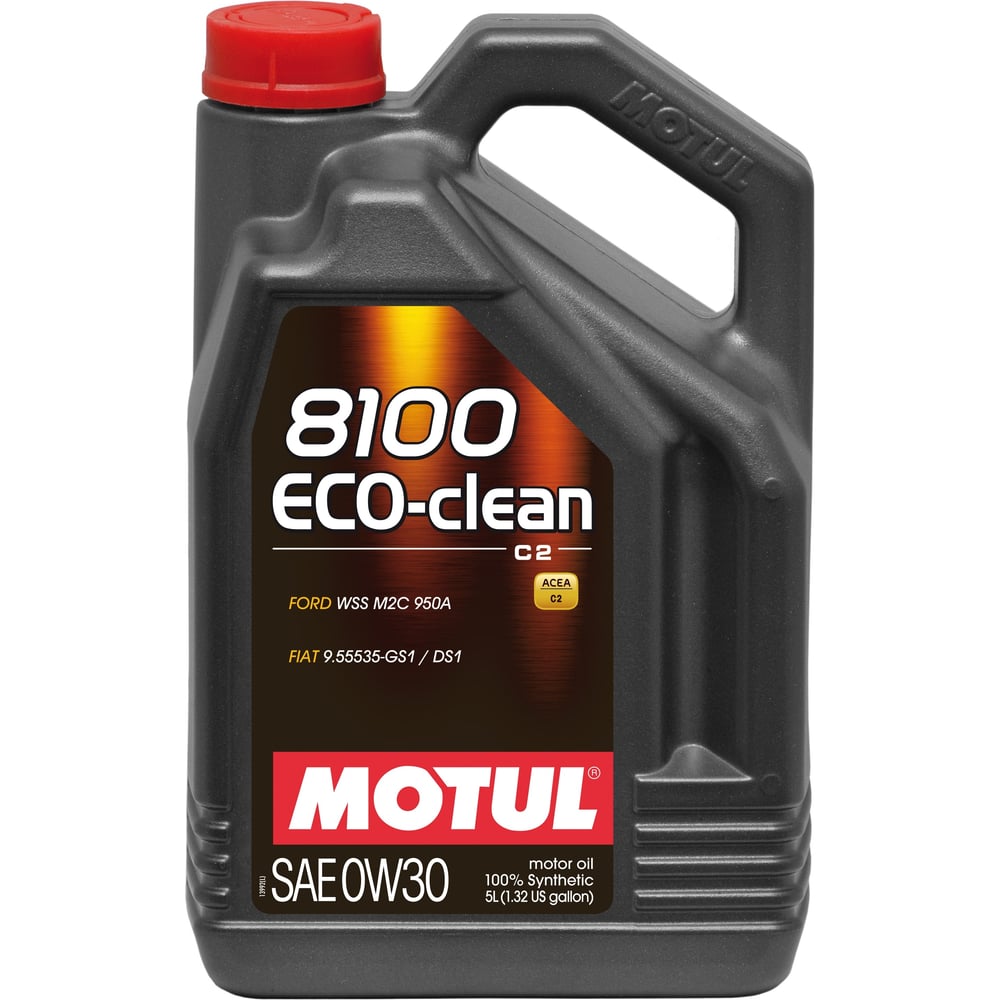 фото Синтетическое масло 8100 eco-clean 0w30 5л motul 102889