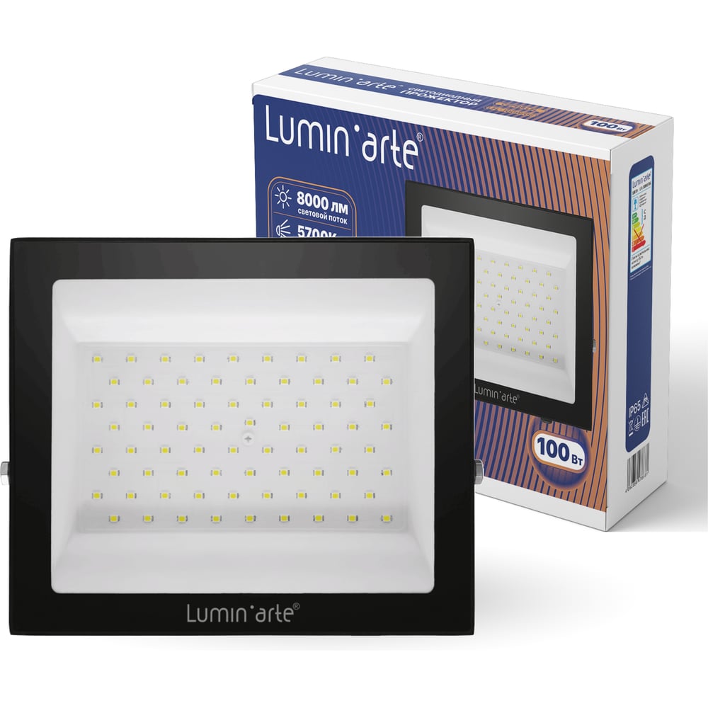 Изображение товара Светодиодный прожектор Lumin'arte 100Вт 5700К IP65 для наружного освещения