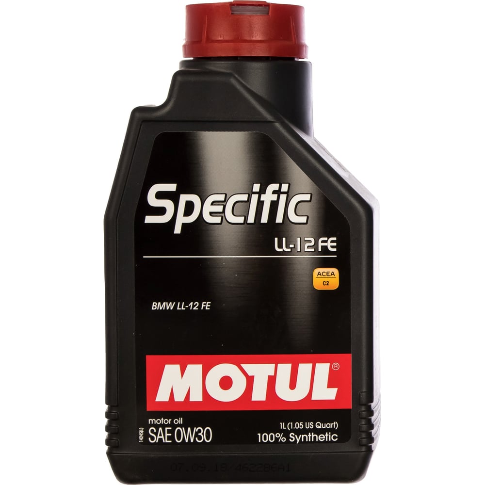 фото Синтетическое масло specific bmw ll-12 fe 0w30 1л motul 107301