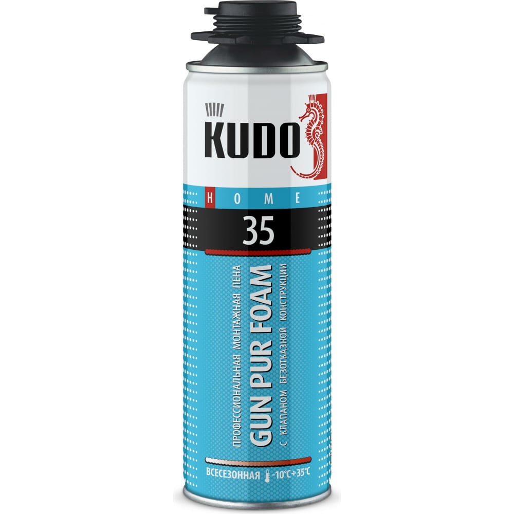 Профессиональная всесезонная полиуретановая монтажная пена KUDO