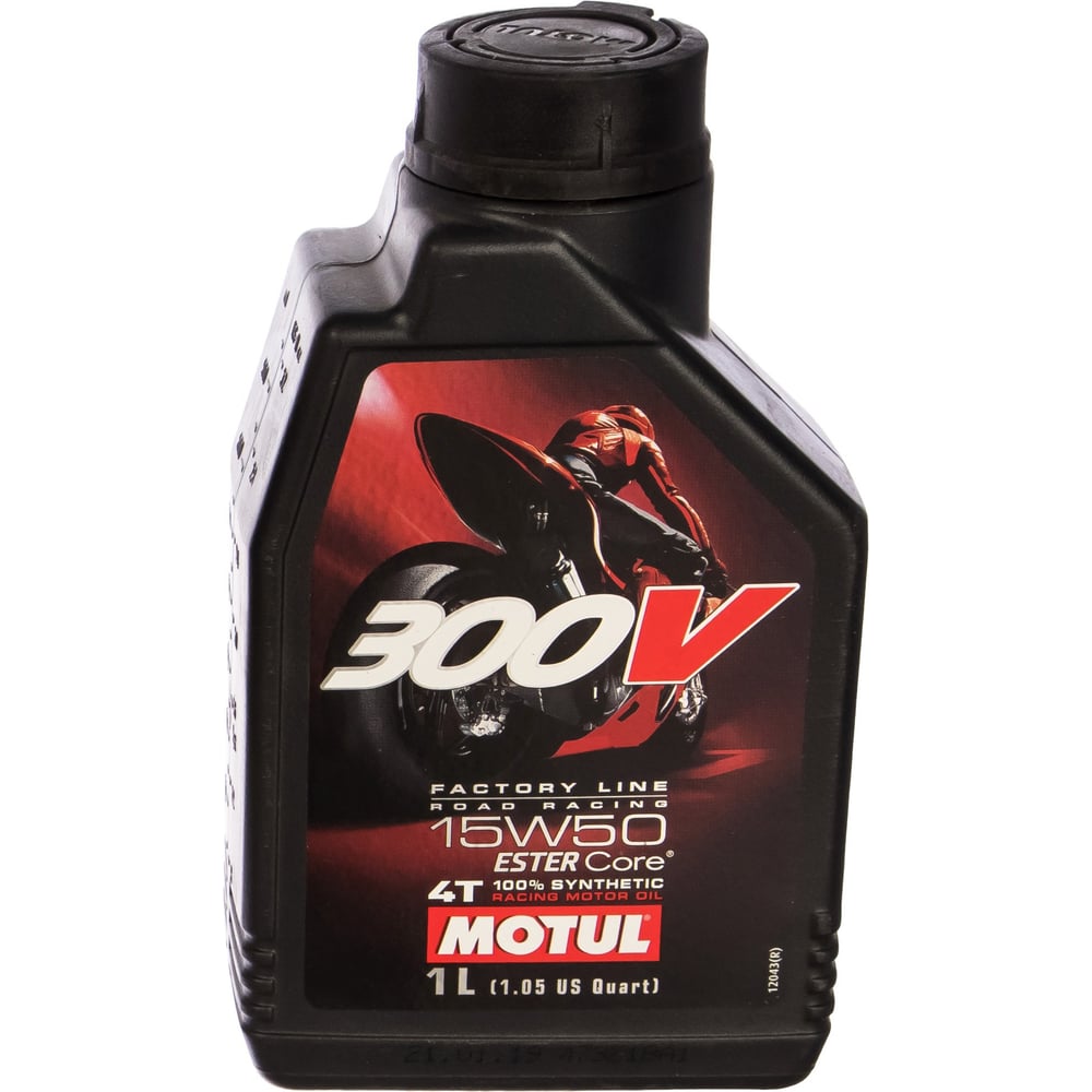 фото Моторное масло 300 v 4t fl road racing sae 15w50 1 л motul 104125