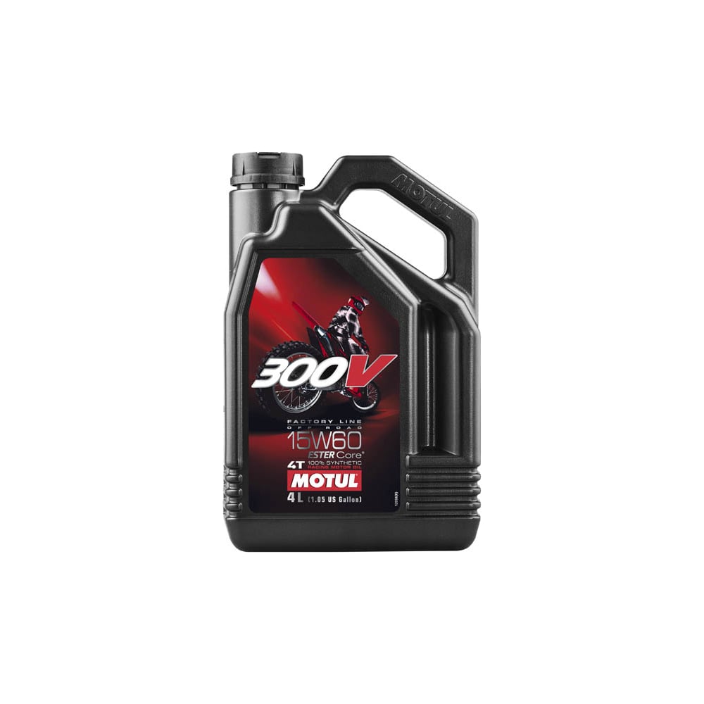 фото Моторное масло 300 v 4t off road sae 15w60 4 л motul 104138