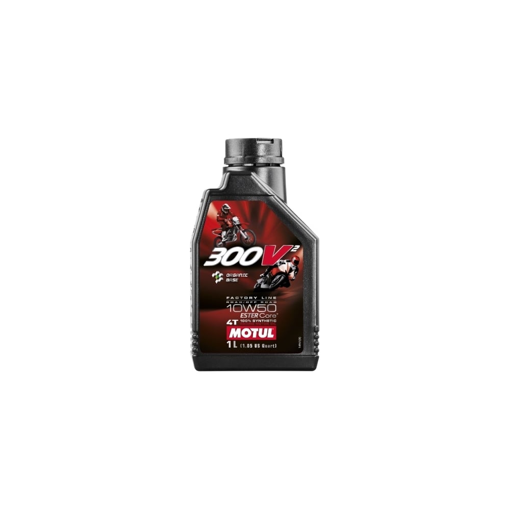фото Моторное масло 300v 4t factory line 10w50 1 л motul 108586