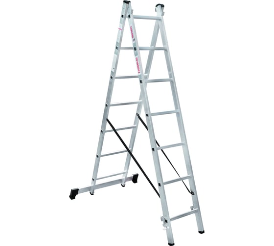 Изображение товара Двухсекционная лестница Новая Высота 2х7 ступеней 1220207