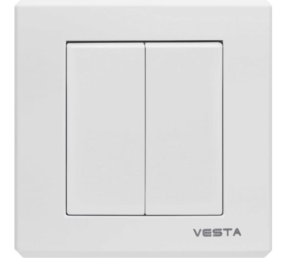 Изображение товара Выключатель Metronex Electric Palermo двухклавишный FVK040203BEL