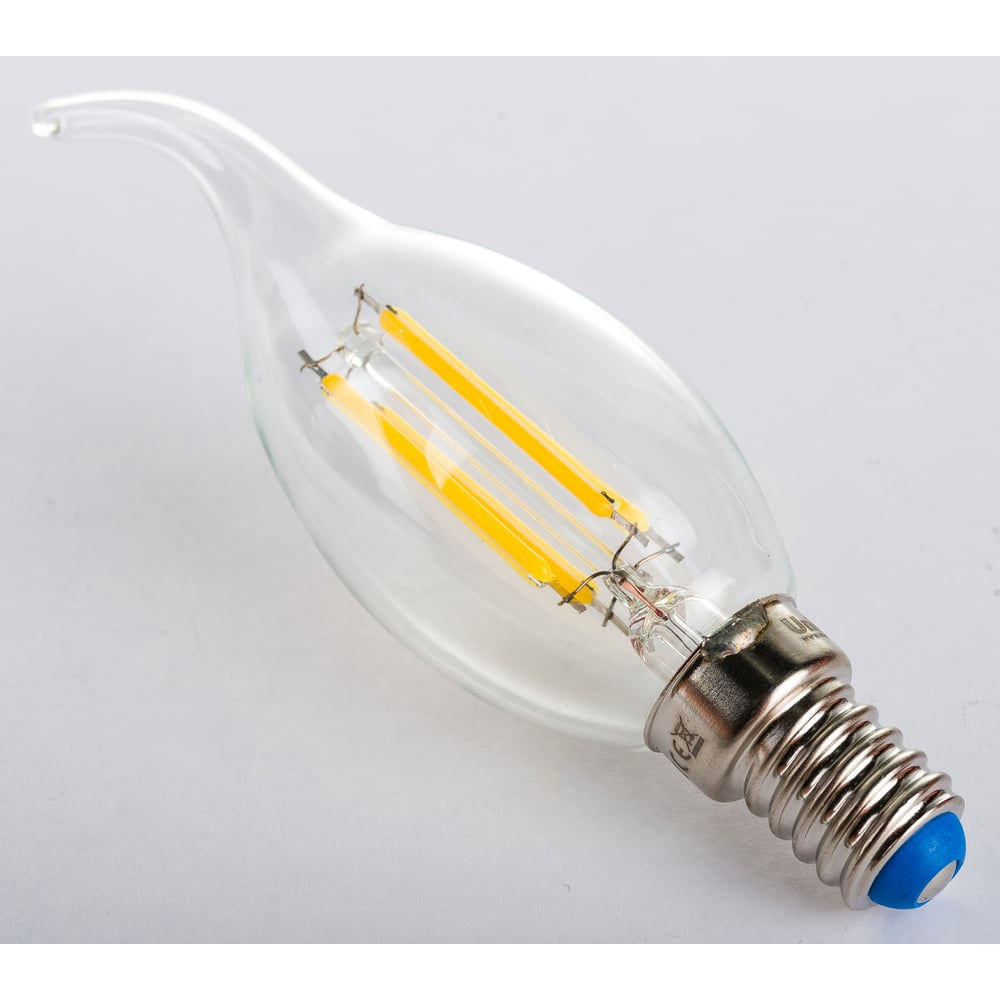 Светодиодная лампа Uniel лампа светодиодная филаментная feron e14 5w 4000k свеча на ветру прозрачная lb 59 25576