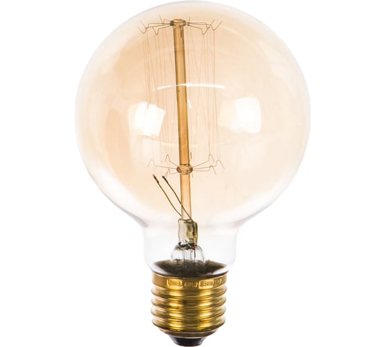 Изображение товара Лампа накаливания Uniel Vintage. Форма шар IL-V-G80-60/GOLDEN/E27 VW01 UL-00000478