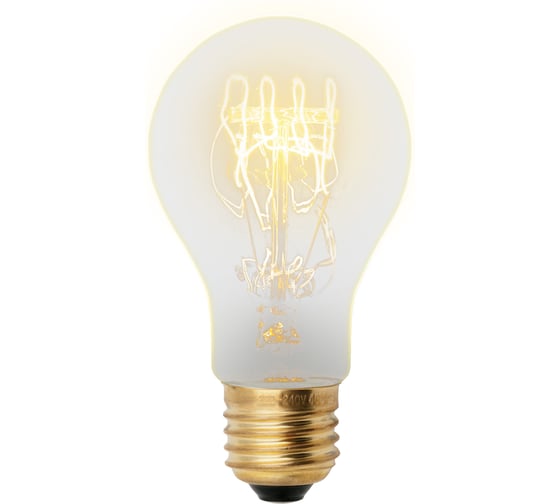 Изображение товара Лампа накаливания Uniel Vintage. Форма A IL-V-A60-60/GOLDEN/E27 SW01 UL-00000476
