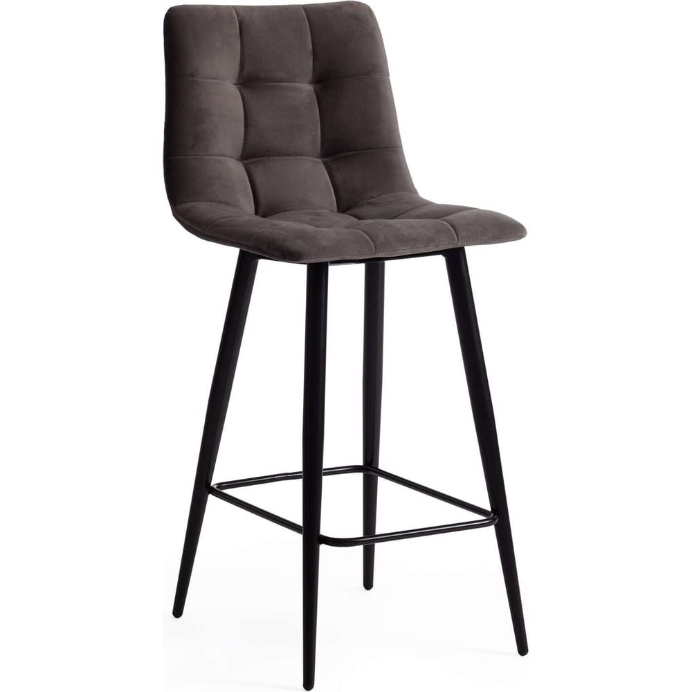 Изображение товара Полубарный стул Tetchair Chilly модель 7095пб, ткань металл, темно-серый