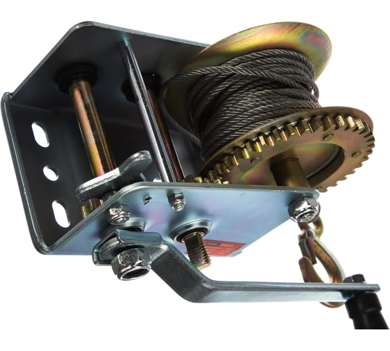 Изображение товара Барабанная лебедка 0,9т Gigant, Диаметр троса 4,2мм, GHW-0,9