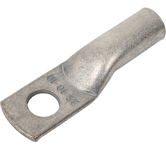 Изображение товара Трубчатый кабельный наконечник ТМЛ (ЮМП) 35-10-10 медный луженый под опрессовку elcТМЛ-35-10-10-ЮМП