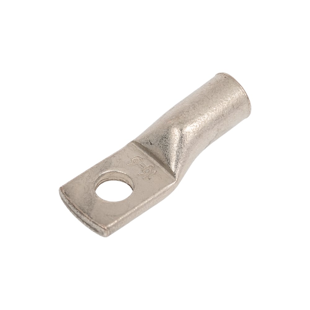 Изображение товара Медный луженый трубчатый наконечник ТМЛ-R-16-6, 16мм2, под болт М6, 50 шт