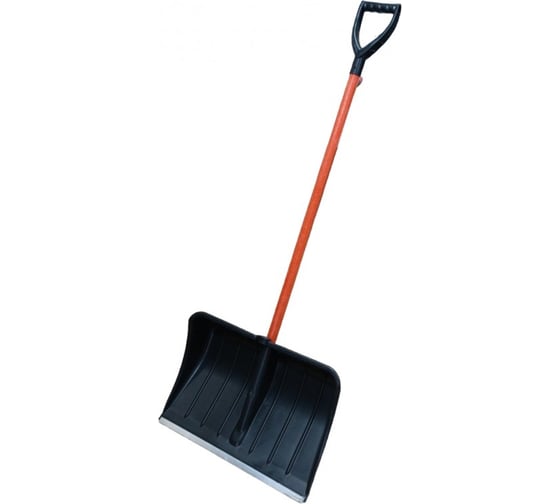 Изображение товара Снеговая лопата ЛЕТО п/эт. медведь 500x380мм (ал.планка, фиберглас.черенок, ручка элита) 26216