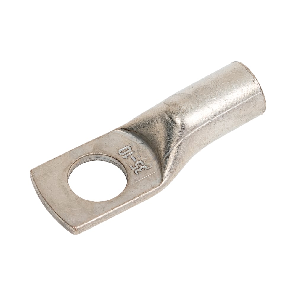 Изображение товара Трубчатый медный луженый наконечник ТМЛ-RAD-35-10 для кабелей 35мм2 M10