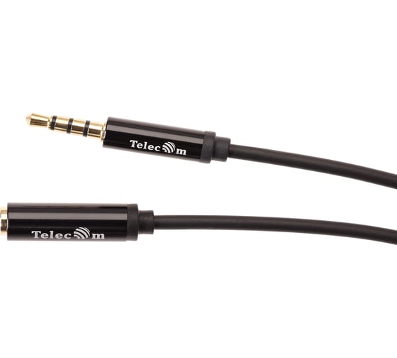 Изображение товара Удлинительный кабель Telecom 3.5 jack m - 3.5 jack f 0.5m TAV7179M-0.5M