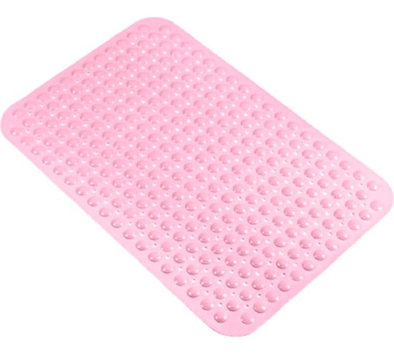 Изображение товара Коврик в ванную SanTrade ПВХ массажный 78 см. х 45 см. (розовый) SM-PV4579 5434