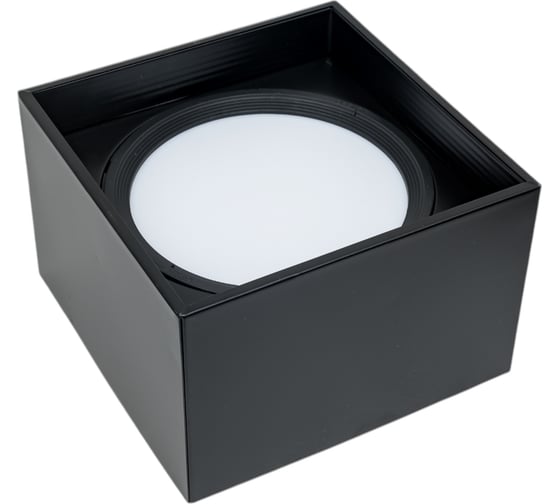 Изображение товара Накладной светодиодный светильник HOROZ ELECTRIC алюминий, 15W, 4200K, Черный, SANDRA-SQ15 016-045-0015 HRZ00002796