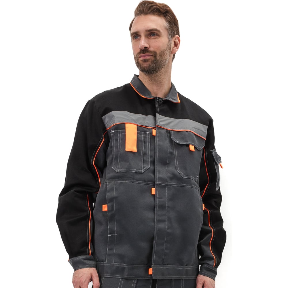 Изображение товара Костюм URSUS РОЛЬФ куртка и полукомбинезон 56-58, темно-серый/черный