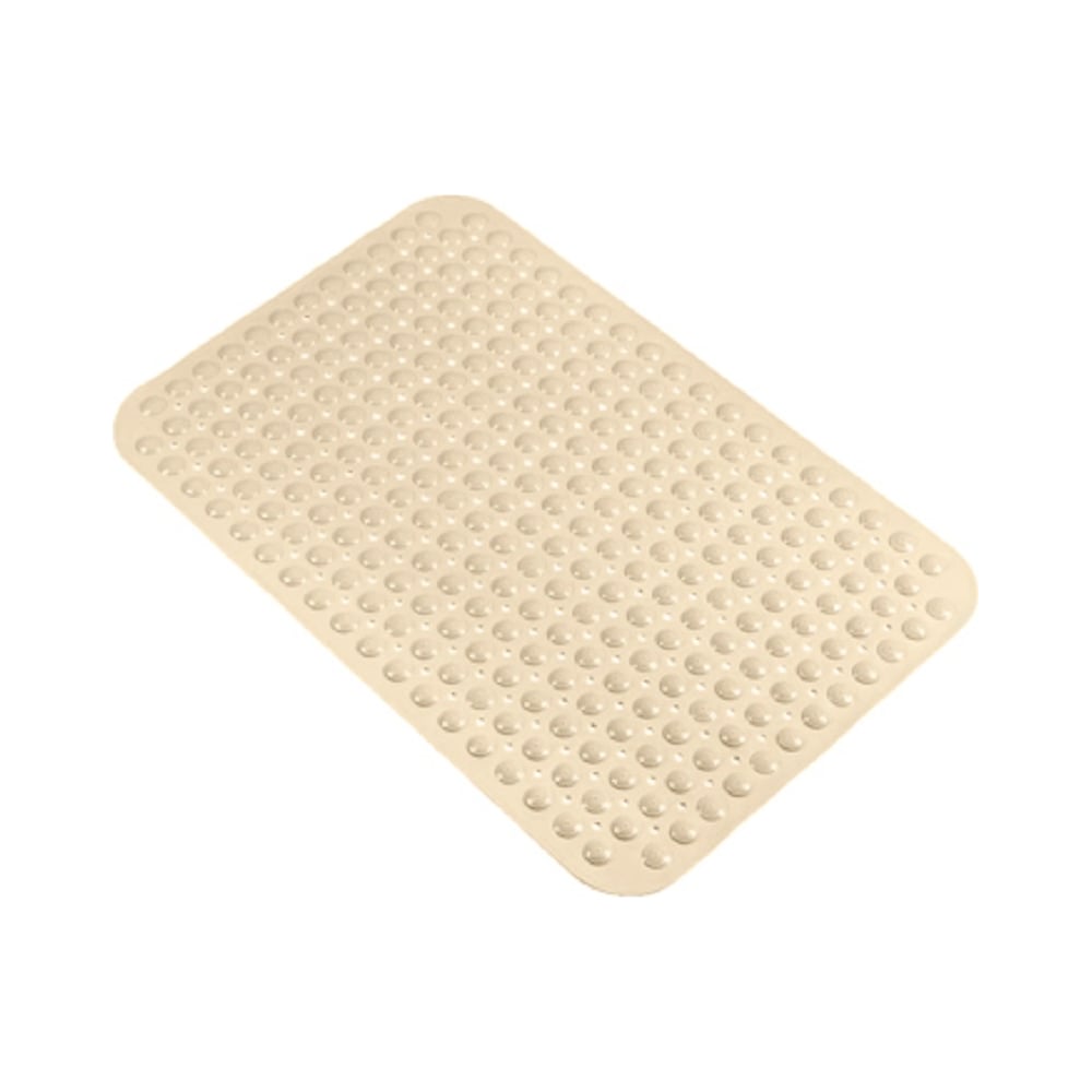 Изображение товара Коврик в ванную SanTrade ПВХ массажный 75x45 см кремовый