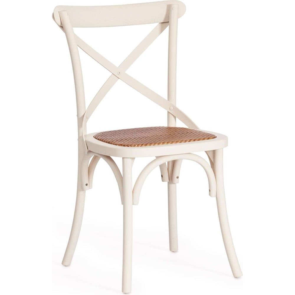 Изображение товара Стул Tetchair cross из дерева вяз с ротангом