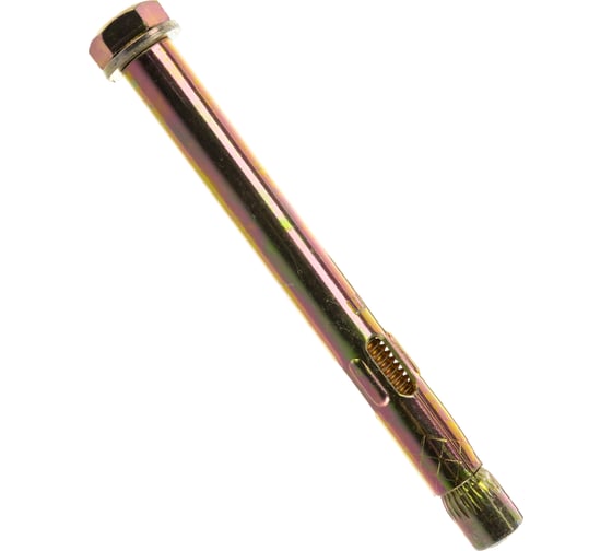 Изображение товара Анкерный болт Зубр 8 x 80 мм, 50 шт, желтопассивированный, Профессионал 302312-08-080