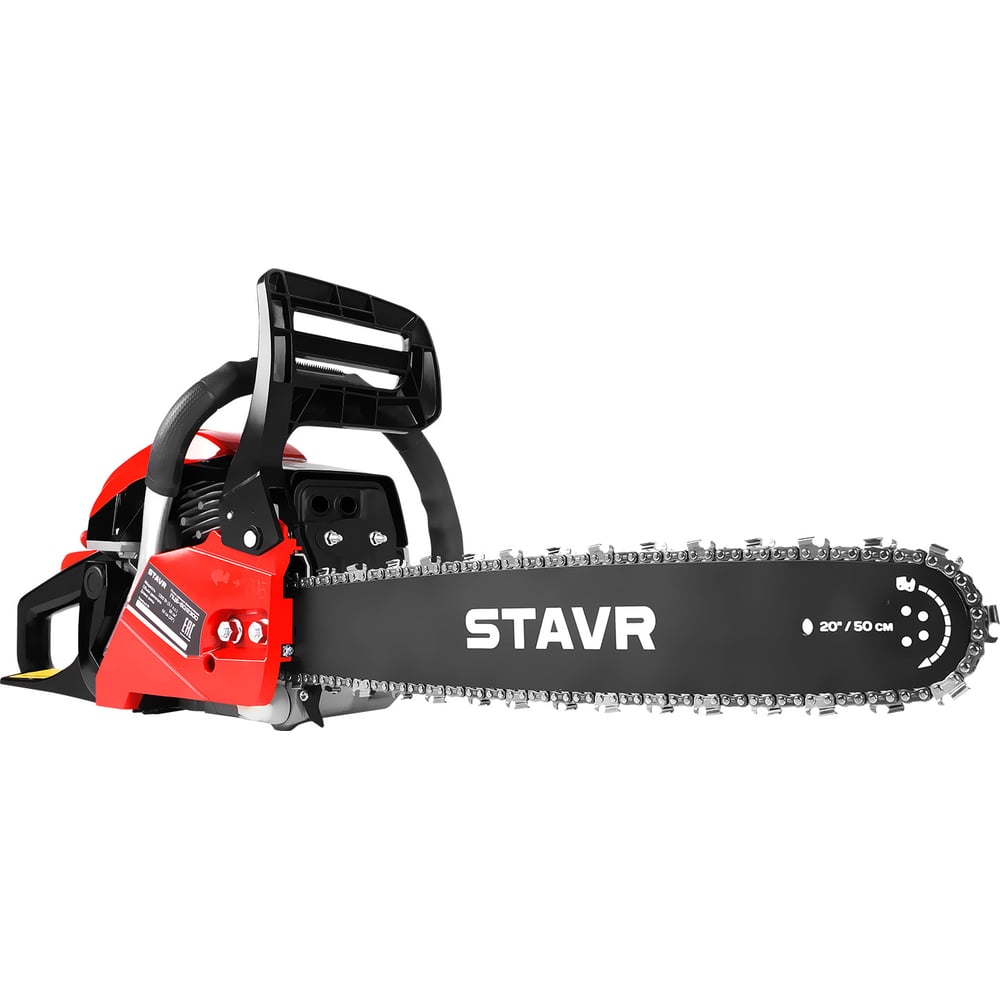 Изображение товара Пила цепная бензиновая Ставр STAVR ПЦБ-50/2300, 9070100166 Изображение товара Пила цепная бензиновая Ставр STAVR ПЦБ-50/2300, 9070100166