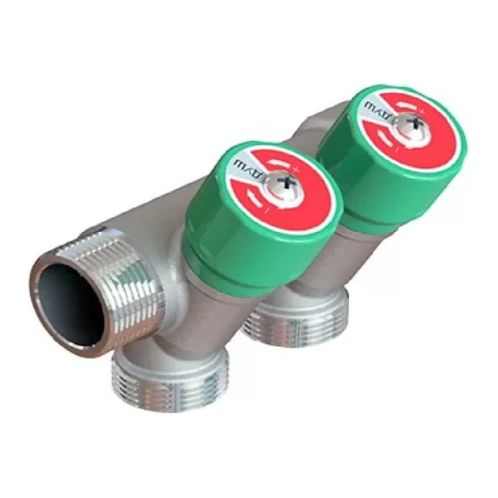 Изображение товара Коллектор ELSEN модульный 3 контура латунь 3/4 дюйма EMW02.03T