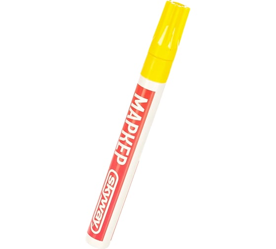 Изображение товара Универсальный маркер с наконечником из фетра, цвет желтый SKYWAY S03501004