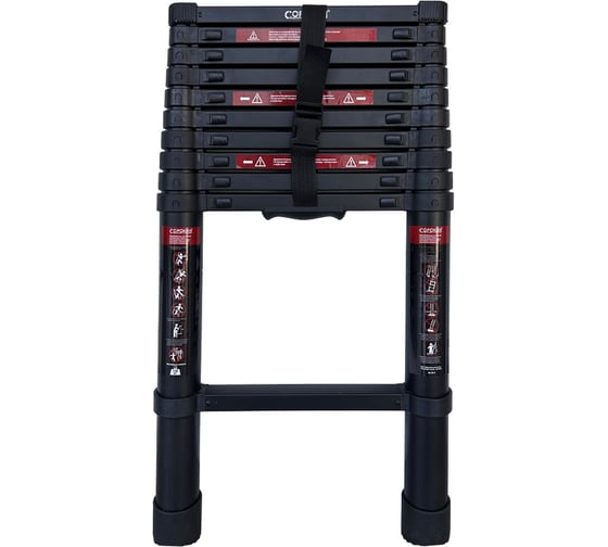 Изображение товара Телескопическая лестница СОРОКИН 3,2м 24.37