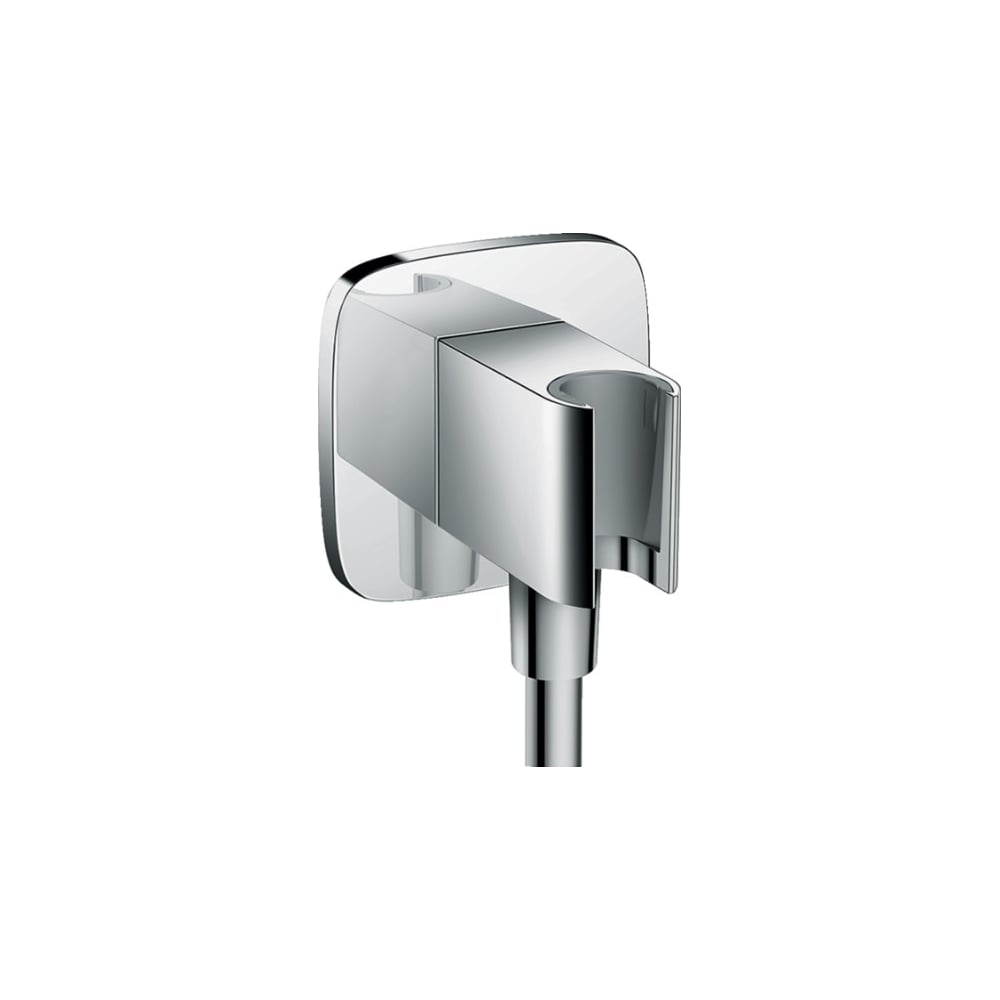 фото Шланговое подсоединение hansgrohe 26485000 с держателем душа fixfit porter e 00000043910