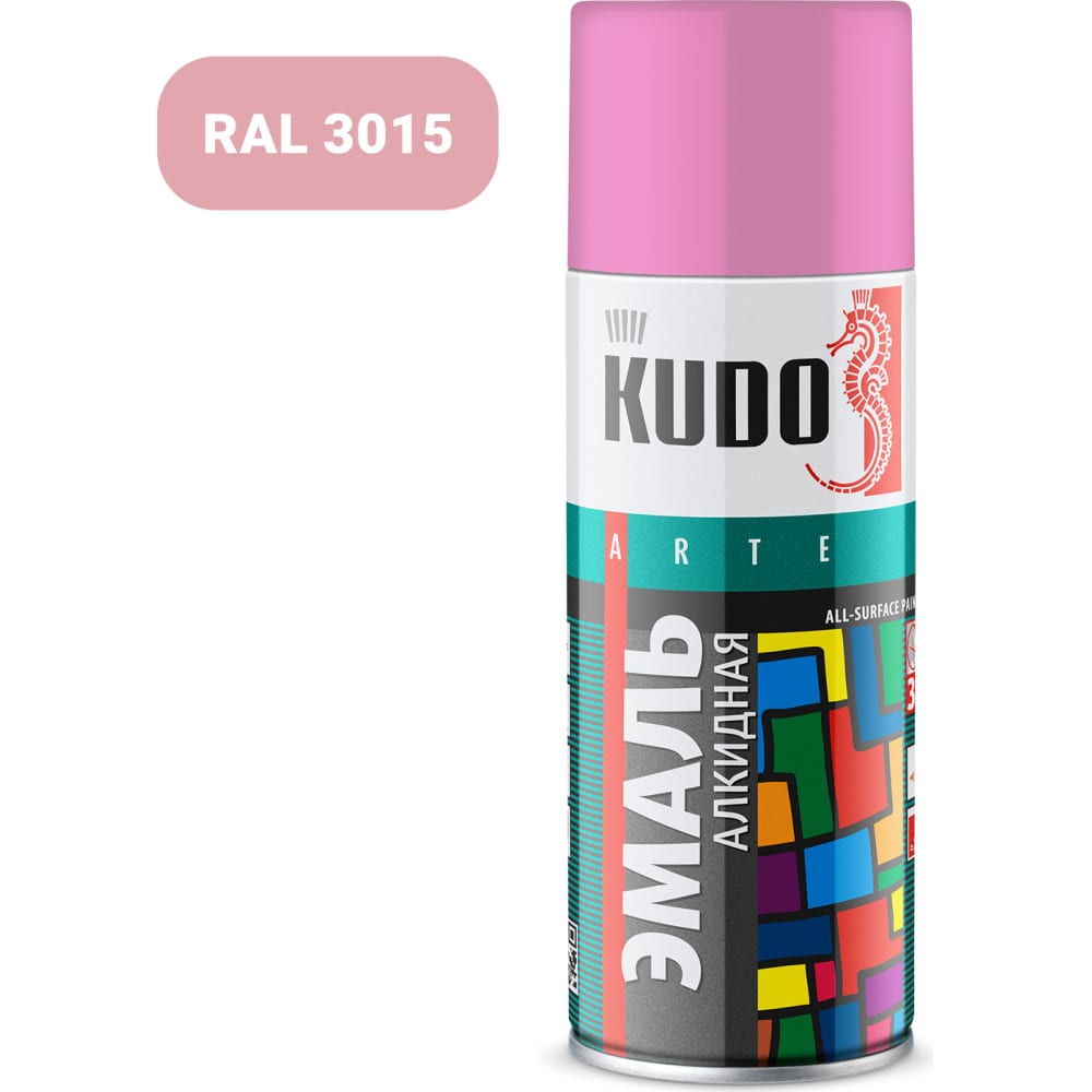 Универсальная эмаль-аэрозоль KUDO универсальная силиконовая смазка kudo