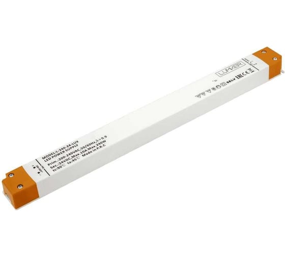 Изображение товара Сверхтонкий блок питания SWG l lux, 240w, ip20, 24v L-240-24-LUX
