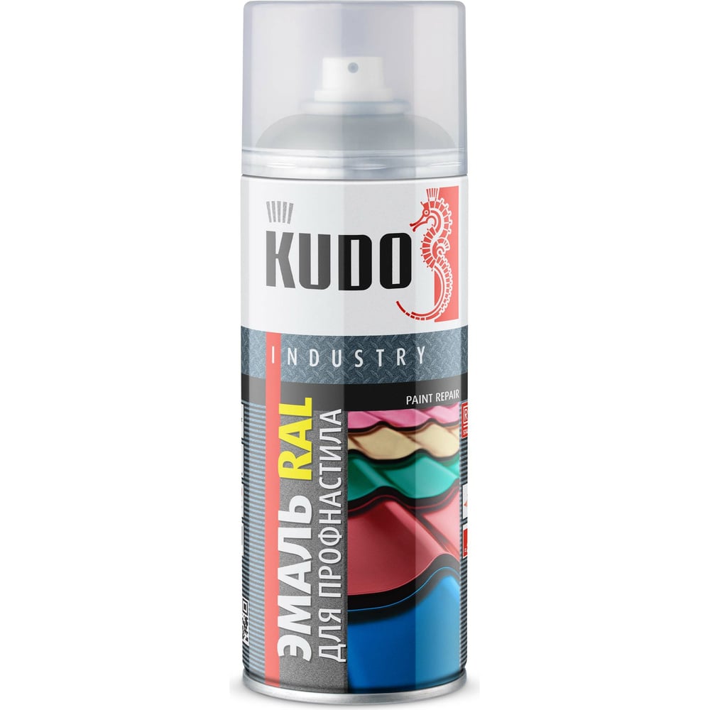 Эмаль для металлочерепицы KUDO клей kudo универсальный серый однокомпонентный 280 мл шор а 40 kbk 523