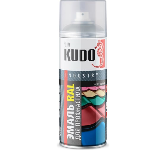 Изображение товара Эмаль для металлочерепицы KUDO RAL 7004 серый KU-07004R