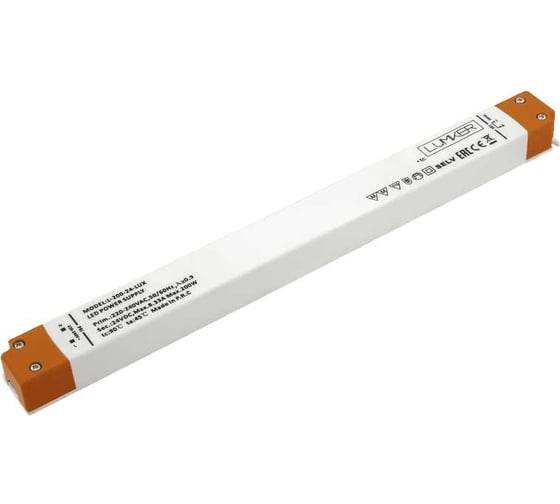 Изображение товара Сверхтонкий блок питания SWG l lux, 200w, ip20, 24v L-200-24-LUX