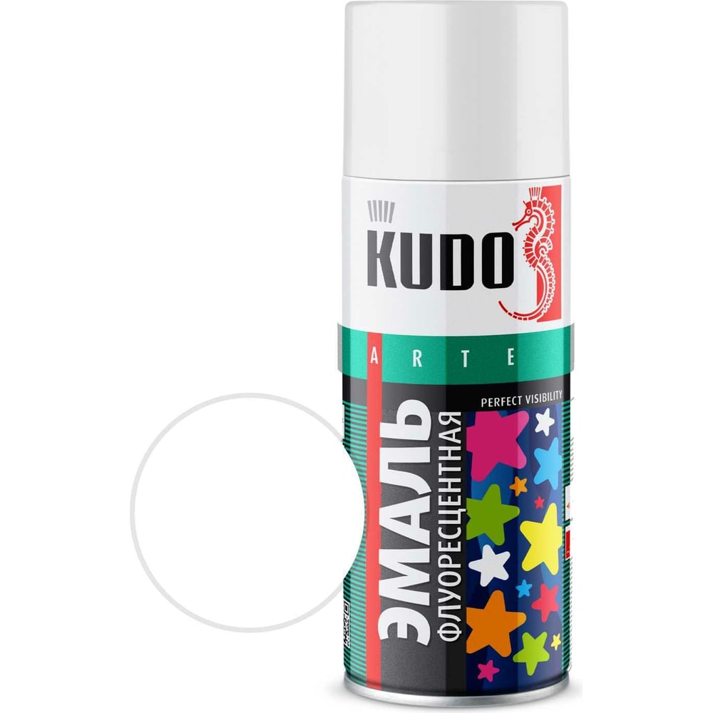 Эмаль флуоресцентная KUDO белая KU-1201