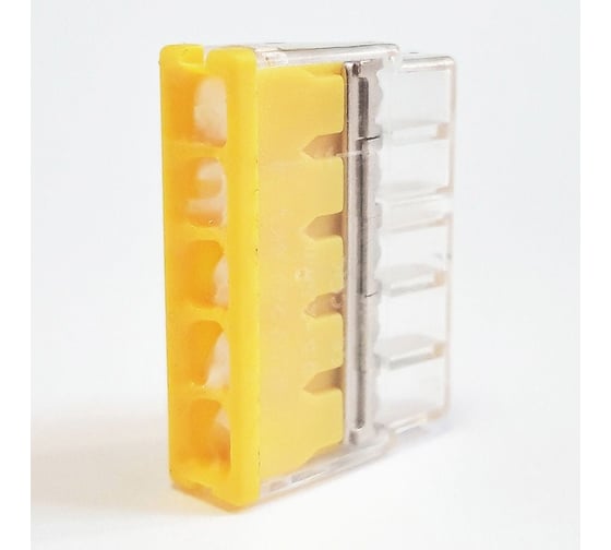 Изображение товара 5-ти проводная строительно-монтажная клемма DORI (смк 2273-245) с пастой 48244