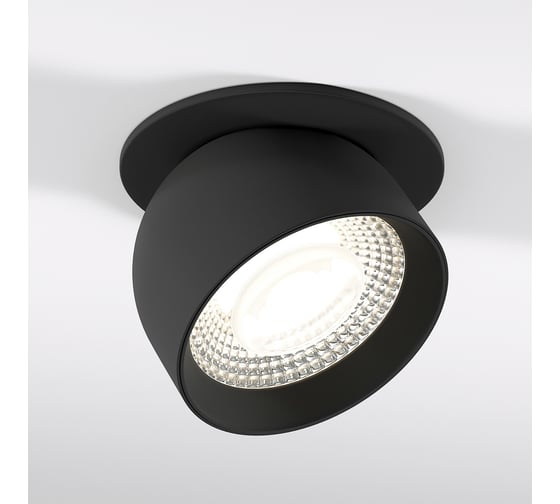 Изображение товара Встраиваемый светодиодный светильник Elektrostandard uno черный 25092/led a065455