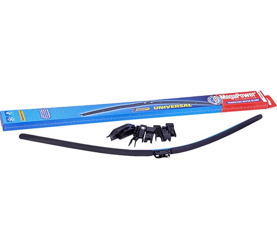 Изображение товара Щетка стеклоочистителя UNIVERSAL ALL SEASONS 700мм 28 бескаркасная, 7 адаптеров Megapower M-75028 697085