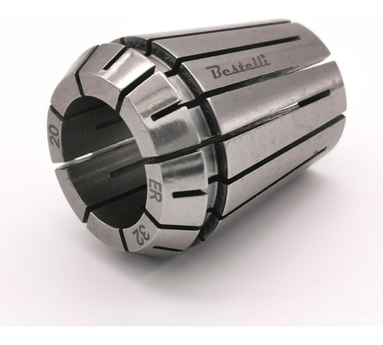 Изображение товара Цанга ER32AA 20 мм, биение 0.008 мм, DIN6499 BESTELLI AC01500250