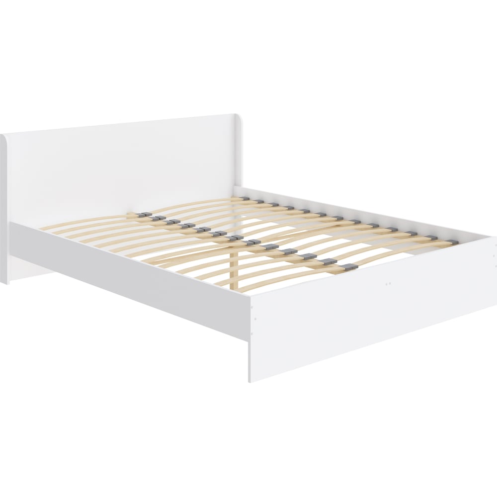 Изображение товара Кровать ОРМАТЕК Practica 120-200, 3 сост. части, белый 120-200 Кровать Practica Белый