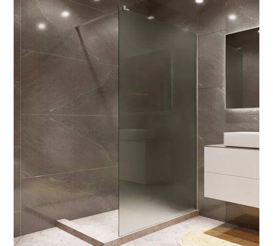 Изображение товара Душевая перегородка Mebelvann Walk In 2000x1200 SILVER BEN-602_SL_M _2000x1200